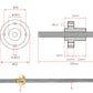 3D Printer Accessories T-shaped Trapezoid Screw