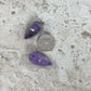 Amethyst , Cut Point Pendant, 15x30mm (1pc)
