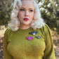 Lily the Vamp Brooch by Miss Fluff x Lipstick & Chrome